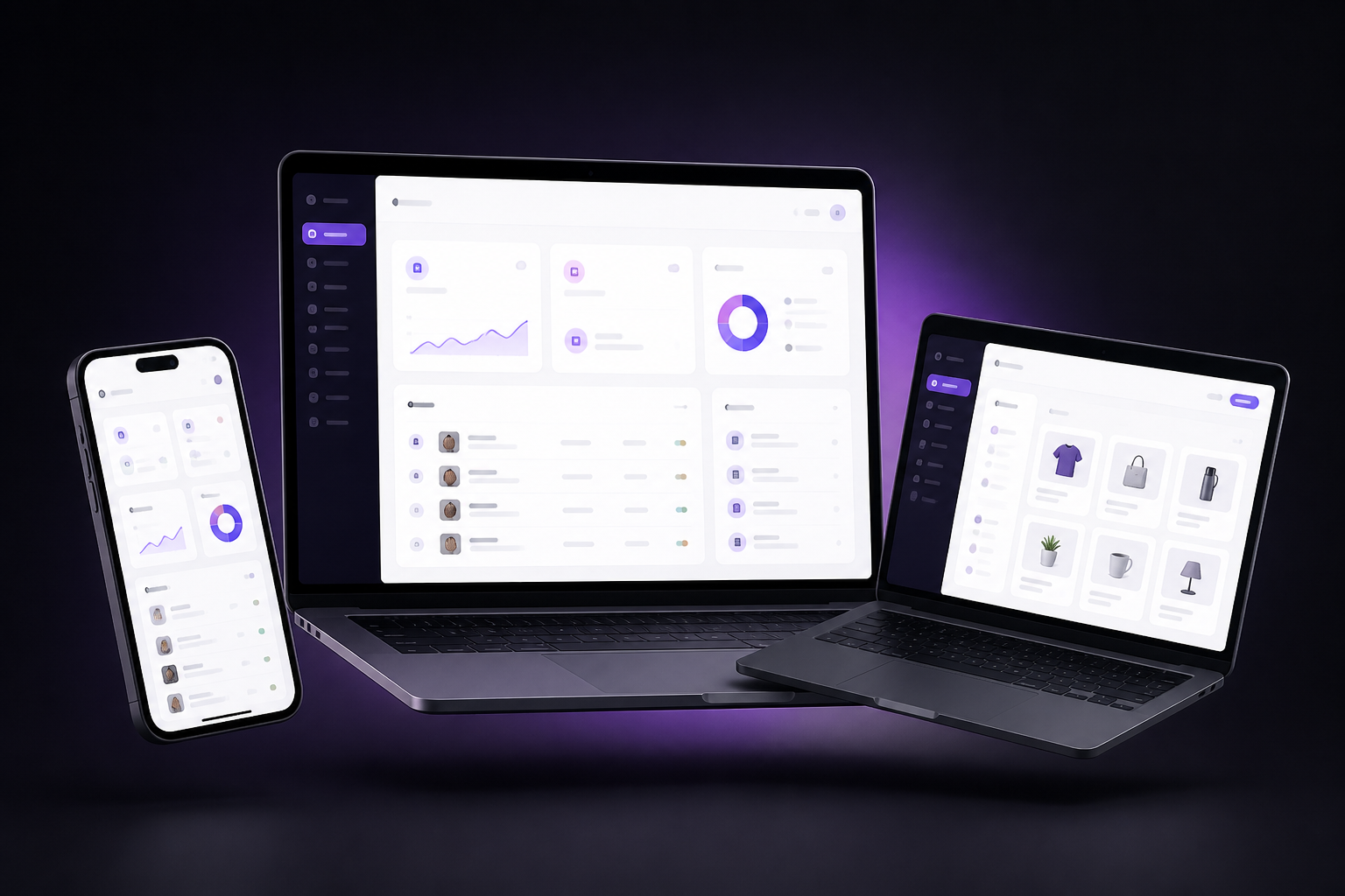 Kudita vendor app on iPhone, Mac, and Windows
